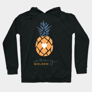 "Stay Golden" Pineapple Heart Hoodie